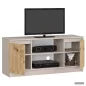   AKORD Furniture Factory CLP RTV K120 TV-szekrény Laminált Kaszmír / Artisan Tölgy Kétajtós