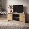 AKORD Furniture Factory CLP RTV K120 TV-szekrény Laminált Kaszmír / Artisan Tölgy Kétajtós
