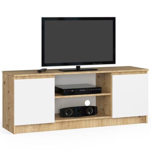 Tv Szekrény K140 2a 1f Clp Artisan Tölgy / Fehér