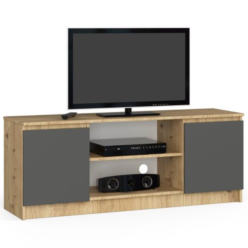 Tv Szekrény K140 2a 1p Clp Artisan Tölgy / Szürke