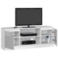 Tv Szekrény 140 cm 2a 1p Fehér / Metál Fényes