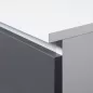 AKORD CLP 160 TV-szekrény Fehér/Szürke Matt
