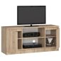 AKORD CLP TV-szekrény Sonoma Tölgy 120cm Laminált