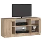 AKORD CLP TV-szekrény Sonoma Tölgy 120cm Laminált