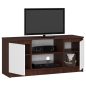 AKORD Modern TV szekrény 120 Laminált Wenge-Fehér