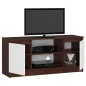 AKORD Modern TV szekrény 120 Laminált Wenge-Fehér