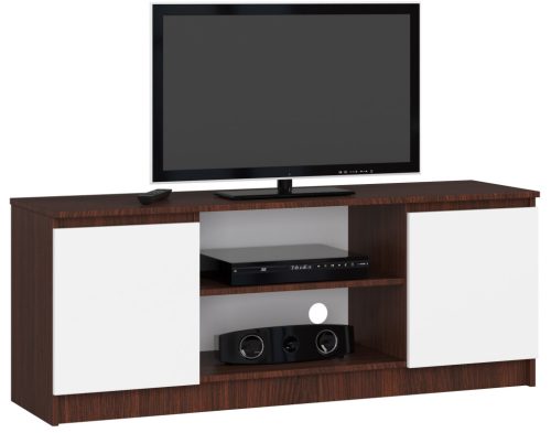 Tv Szekrény 140 cm 2a 1p Wenge / Fehér