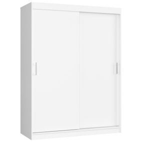 AKORD CLP MONO Tolóajtós Szekrény Laminált Fehér 150 cm