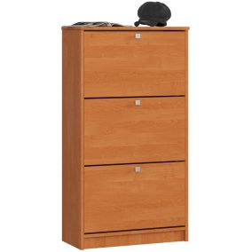 AKORD Klasszikus 3-Ajtós Cipősszekrény Égerfa 60 cm