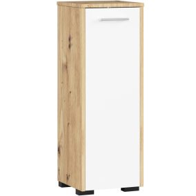  AKORD FIN S30 Fürdőszobai Álló Szekrény Artisan Tölgy-Fehér