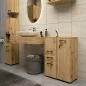AKORD FIN S30 Fürdőszobai Álló Szekrény Artisan Tölgy