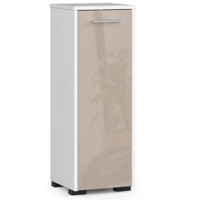   AKORD FIN S30 Fürdőszobai Álló Szekrény Cappuccino Magasfényű