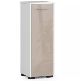   AKORD FIN S30 Fürdőszobai Álló Szekrény Cappuccino Magasfényű