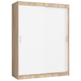   AKORD Mono CLP Tolóajtós Szekrény Sonoma Tölgy-Fehér 150cm