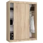 AKORD CLP MONO Tolóajtós szekrény sonoma tölgy 150 cm