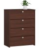 AKORD Klasszikus Billenő Ajtós Cipősszekrény Laminált Wenge 60cm