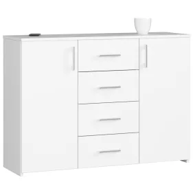 AKORD K45 Klasszikus Laminált Komód Fehér