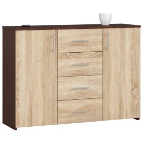 AKORD K45 Klasszikus Komód Laminált Wenge-Sonoma Tölgy