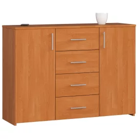 AKORD K45 Klasszikus Égerfa Komód Laminált Lappal