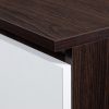 AKORD K45 Wenge-Fehér Komód Laminált ABS-szegéllyel