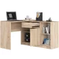   AKORD CLP B-17 Sonoma Tölgy Sarok Íróasztal és Komód Szett