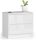 AKORD CLP K60 Magasfényű Fehér Fiókos Komód