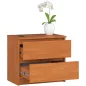 AKORD CLP Égerfa Éjjeliszekrény 2 Fiókos Laminált