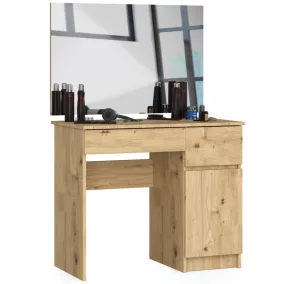 AKORD CLP P-2 Fésülködőasztal Tükörrel Artisan Tölgy
