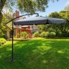 Fancy Garden Cynia Hatszögletű Sötétszürke Kerti Napernyő