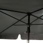   Fancy Garden FLOKS Téglalap Kerti Napernyő Poliészter Sötétszürke UV-álló