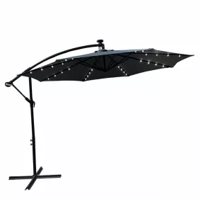 Fancy Garden MILIN LED Kerti Napernyő Sötétszürke