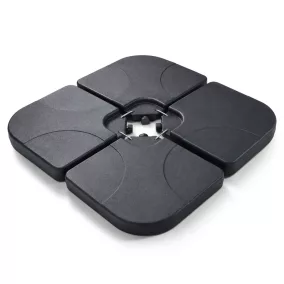 AKORD UB50X50 HDPE Napernyőtalp Fekete