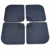 AKORD UB50X50 HDPE Napernyőtalp Fekete