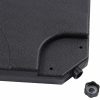 AKORD UB50X50 HDPE Napernyőtalp Fekete