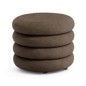 AKORD MOLLIS Tárolós Puff Teddy Barna Organic Modern