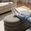 AKORD PUFFO Tárolós Pufa Teddy Mocha Barna