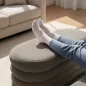 AKORD PUFFO Tárolós Pufa Teddy Mocha Barna