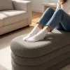 AKORD PUFFO Tárolós Pufa Teddy Mocha Barna