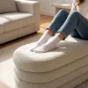 AKORD PUFFO Tárolós Puff Teddy Mglista Biel Nyitható