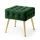 AKORD Furniture Factory QUADRA Pufa Welur Palackzöld Glamour