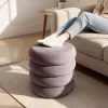 AKORD SNUGGO Ülőpuff Welur Przygaszony Róż Nyitható Tárolóval