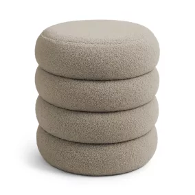 AKORD SNUGGO Ülőpuff Teddy Mocha Tárolóval