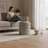 AKORD SNUGGO Ülőpuff Teddy Mocha Tárolóval