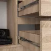 AKORD CLP R15 80 cm regál laminált sonoma tölgy 1 ajtós 2 fiókos