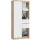 AKORD CLP R15 regál 80 cm laminált sonoma tölgy fehér fronttal