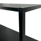 AKORD Loft Ipari Polcos Állvány Laminált Fekete 40cm