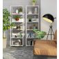 AKORD Loft 600 Fehér Fém Polcos Állvány