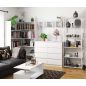 AKORD Loft 700 Fém Polcos Állvány Fehér