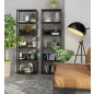 AKORD Loft 600 Fém Polcos Állvány Fekete