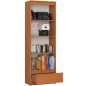 AKORD CLP Égerfa Könyvespolc 4 Polccal és 1 Fiókkal